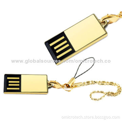8GB mini USB flash drive with metal case